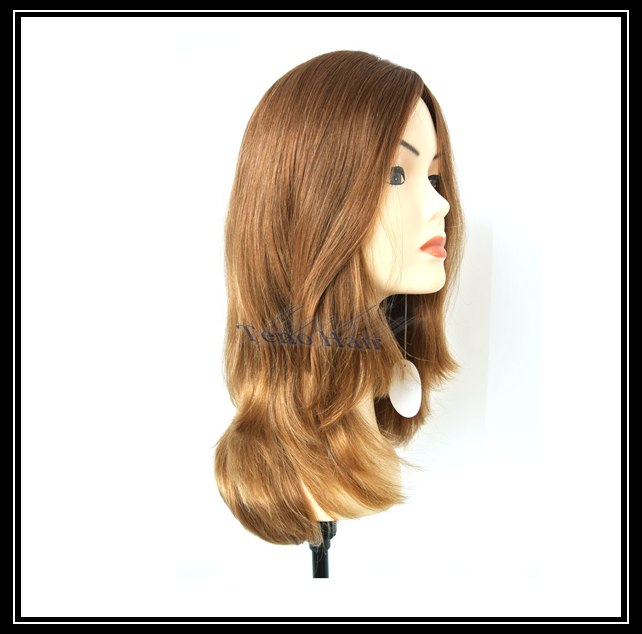 Jewish blond hair natural hair wig