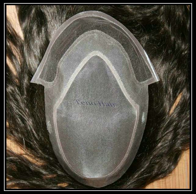 Mono pu with lace front toupee online