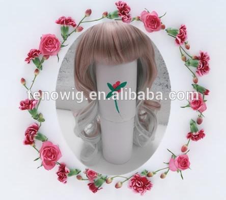 machine made synthetic wig for dolls japan doll wig