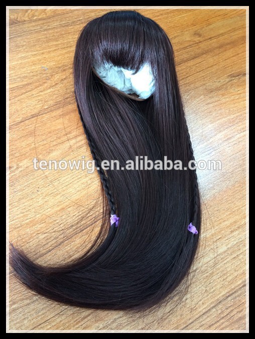 Heat-resisting fiber doll wig