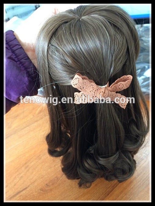 Hiqh quality synthetic hair doll wig wholesale