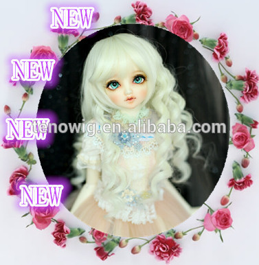 2015 new design professional design classic and beautiful made in China bjd doll wig