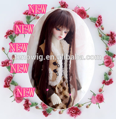 2015 New product super long very beautiful made in China bjd doll wig