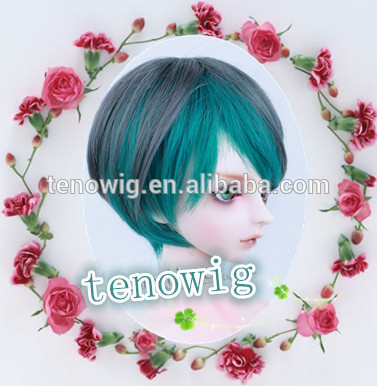 Super cute very popular new product with braid made in China bjd doll wig