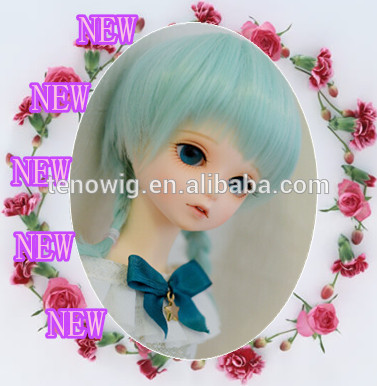 Wholesale cheap professional design very beautiful made in China bjd doll wig