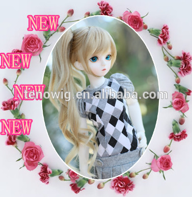 Very lovely and beautiful two braid made in China bjd doll wig