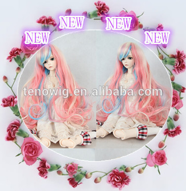 Very popular high quality made in China synthetic bjd doll wig