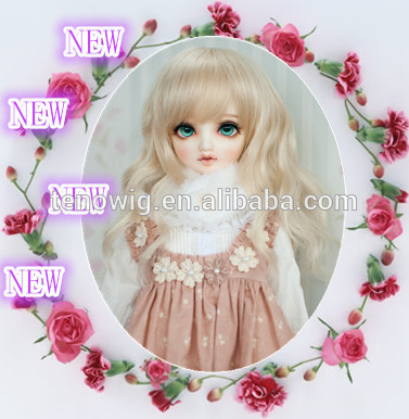 Very lovely two braid made in China synthetic bjd doll wig