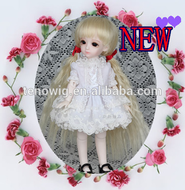 2015 new product super lovely synthetic doll wig wholesale