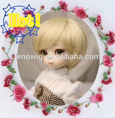 Best selling super lovely short synthetic doll wig wholesale