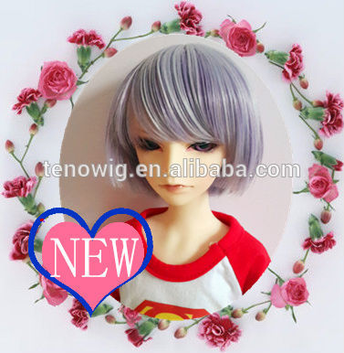 wholeslae cheap cute short bob synthetic doll wig wholesale