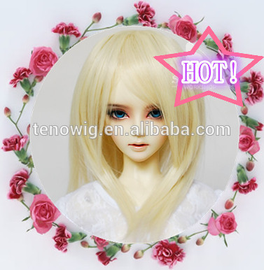 wholeslae cheap made in China synthetic doll wig wholesale