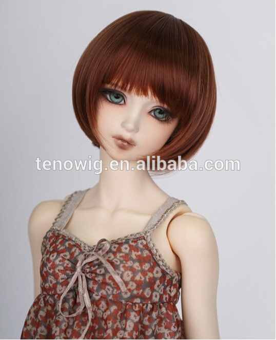 Best sale top quality professional design synthetic bjd doll wig