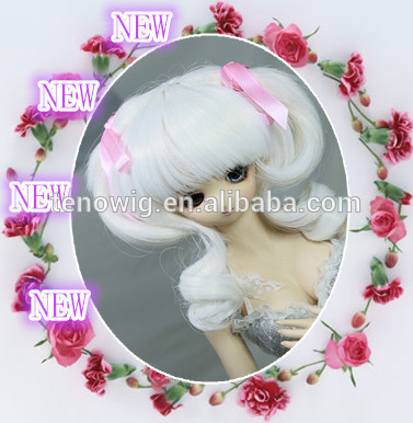 Wholesale cheap short bob high quality synthetic bjd doll wig