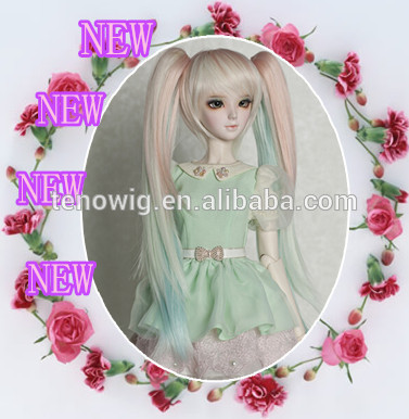 new style long straight bjd doll hair