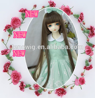 New prduct fashional and popular style synthetic bjd doll wig