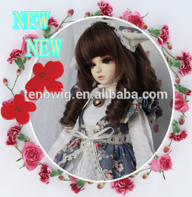 Top quality factory price made in China synthetic bjd doll wig