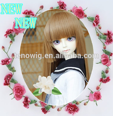 Super long curly very beautiful synthetic bjd doll wig