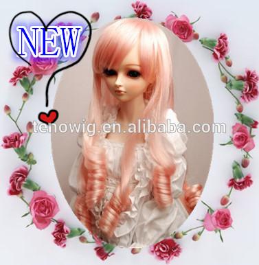 Wholesale cheap new product high quality synthetic bjd doll wig