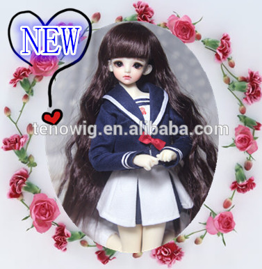 Unique japan classic and professional design synthetic bjd doll wig