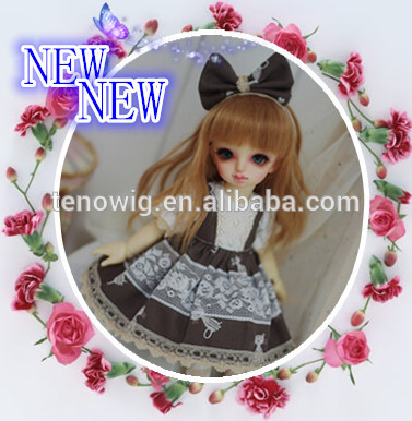 Best selling very beautiful made in China synthetic bjd doll wig