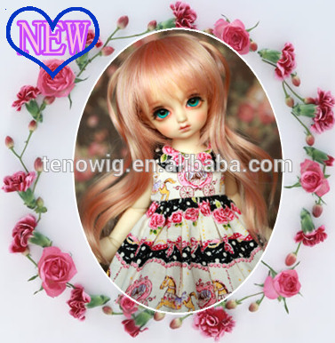 HOT!HOT! Super long straight heat resistant synthetic bjd doll wig