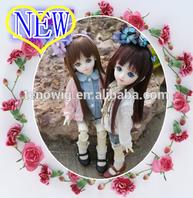 Wholesale cheap super beautiful and lovely bob style bjd doll wig