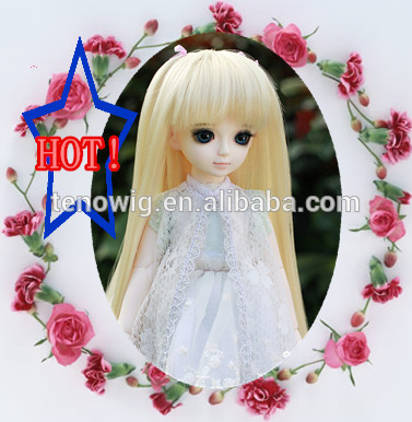 The cheapest and lovely synthetic doll wig wholesale