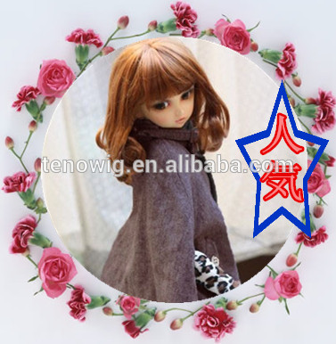 New products 100% Synthetic doll bjd hair doll wig