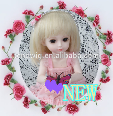 wholeslae cheap super cute short bob synthetic doll wig wholesale