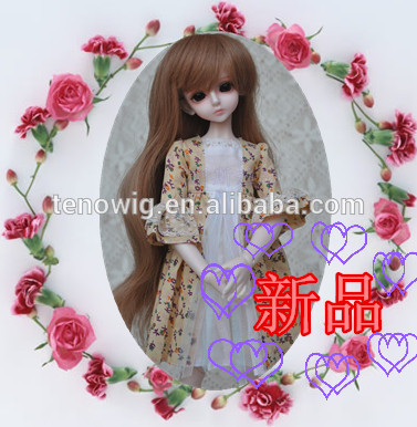 Super long and professional synthetic doll wig wholesale