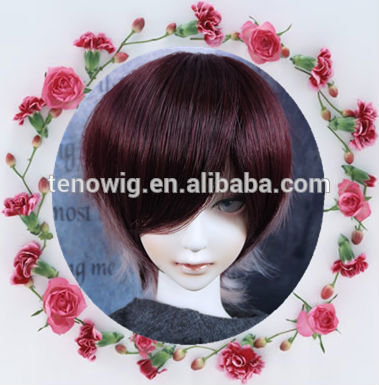 Top quality synthetic cheap doll wig