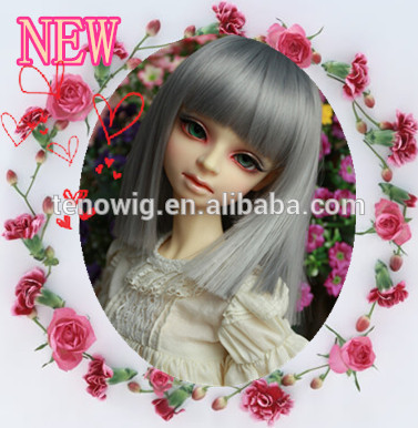 Qingdao port very hot straight bob style synthetic bjd doll wig