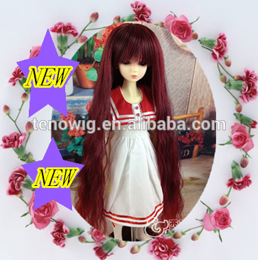 Natural good quality ang good sell Lovely Synthetic Doll Wig wholesale