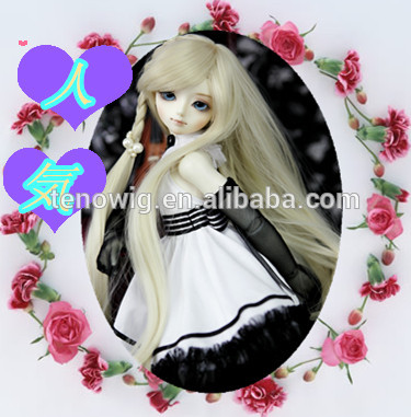 unique japanese fashion and lovely synthetic doll wig wholesale