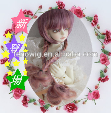 The Newst Design Fashion Lovely Synthetic bjd Doll Wig