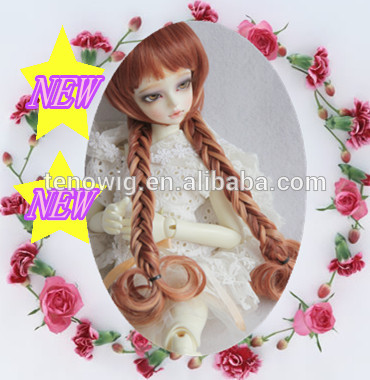 New product professional heat resistant synthetic doll wig wholesale