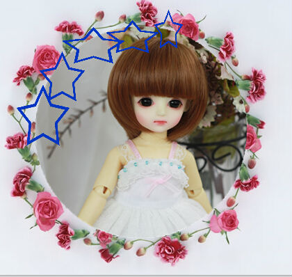 the cheapest and new design long fashion doll wig for american girl doll