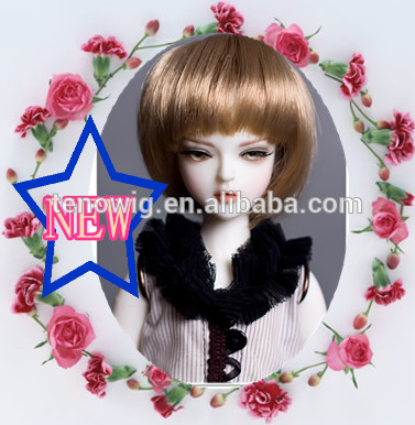 Top quality synthetic doll wig wholesale