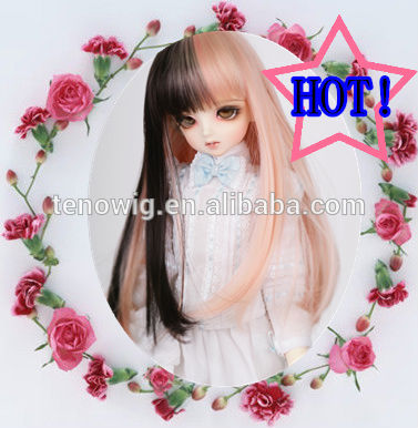 Best selling made in China synthetic doll wig wholesale