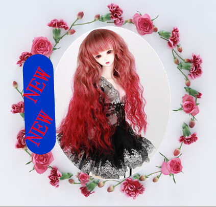 fashion synthetic hair for dolls, bjd doll wig