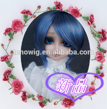 2015 Wholesale Cheap lovely Synthetic Hair bjd Doll Wigs