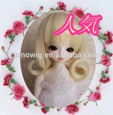 Most Popular Synthetic bjd Doll hiar Wig