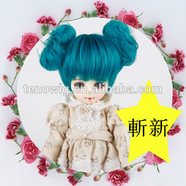 Fashion and lovely synthetic bjd doll wig