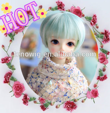 NEW product hot selling Qingdao port synthetic bjd doll wig