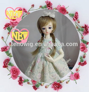 2015 new arrival best selling high quality made in China synthetic bjd doll wig