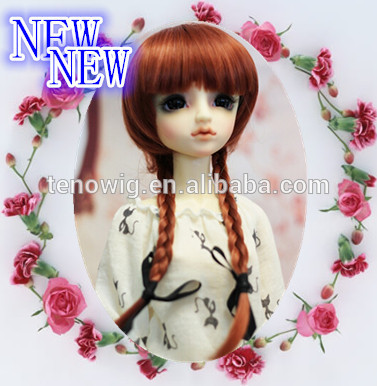 Unique japan classic and professional synthetic bjd doll wig