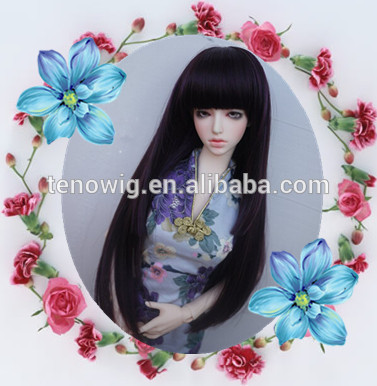 NEW product factory price masde in China synthetic bjd doll wig