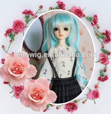 Best selling new design very popular synthetic bjd doll wig