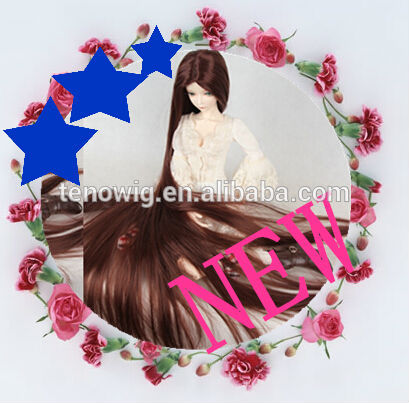 New products 100% Synthetic doll wigs products